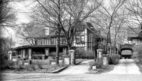 Staley purchased the family home on North College St in 1912. It was the home of his dreams and a message to the citizens of Decatur that he was here to stay. Photo courtesy of the Decatur Public Library